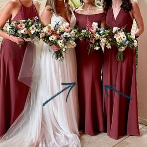 Jenny Yoo - Larson - Cinnamon Rose - Knit Crepe - Size 4 - Bridesmaid Dress